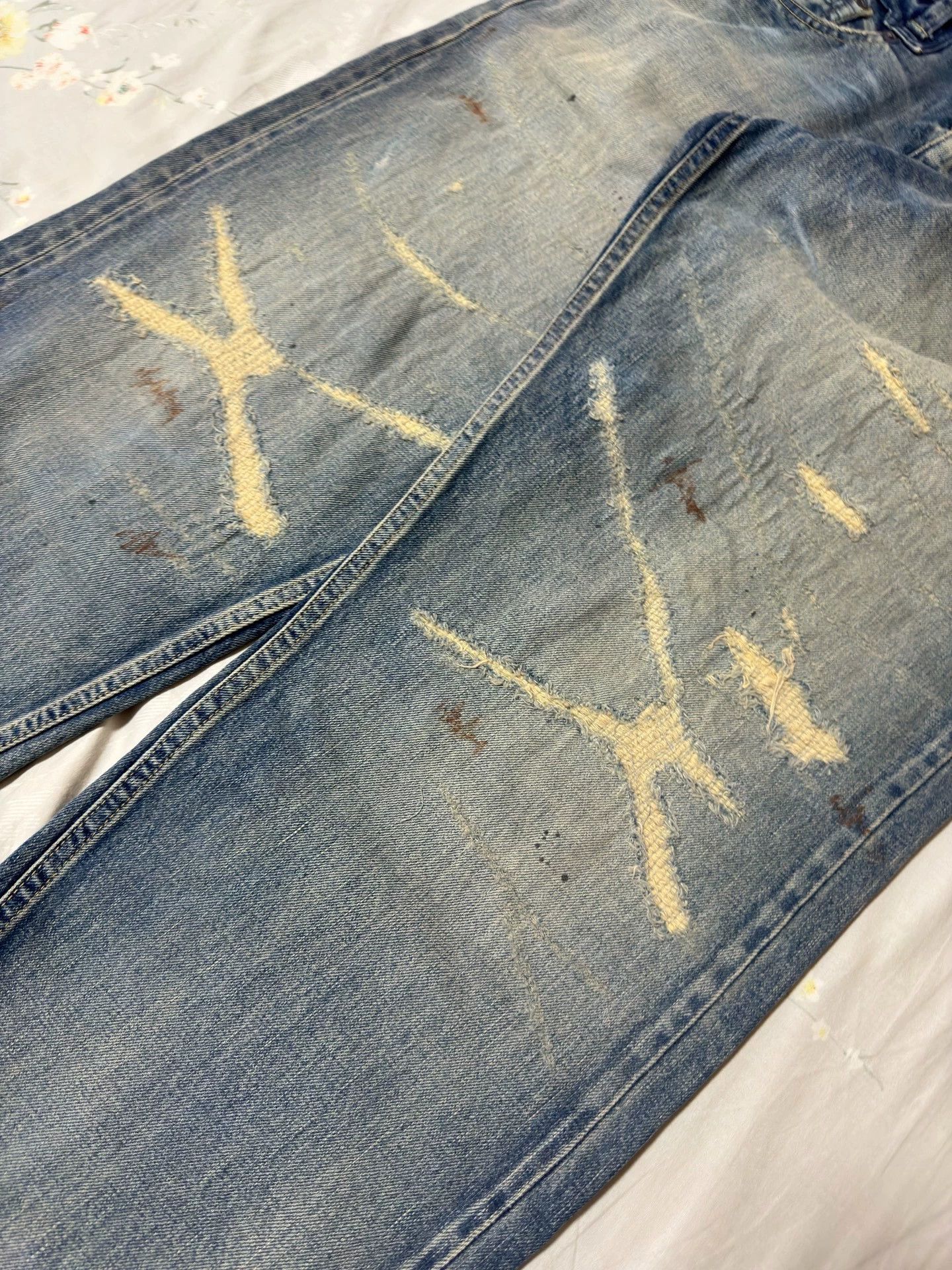 DENHAM Denham 24ss Nikuou Japan Blue Relaxed Wash Jeans S Size US 30 / EU 46 - 6 Thumbnail