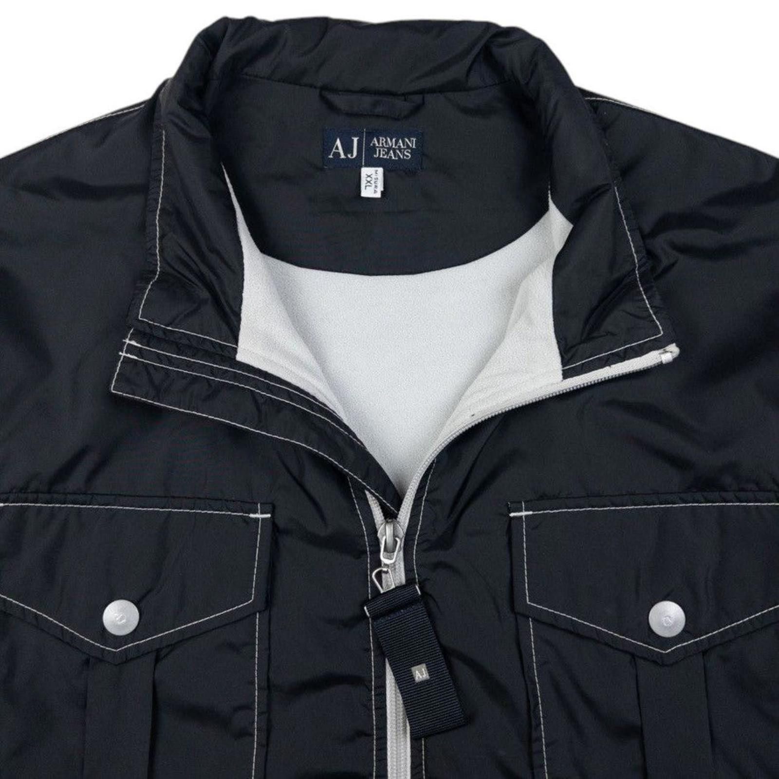 Other Vintage Armani Jeans Fleece Lined Jacket Size XXL Size US XXL / EU 58 / 5 - 3 Thumbnail