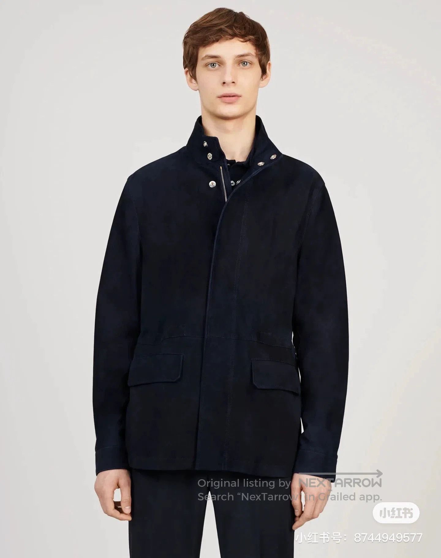 Alfred Dunhill Black Casual Jacket with Front Pockets. Size US M / EU 48-50 / 2 - 2 Thumbnail