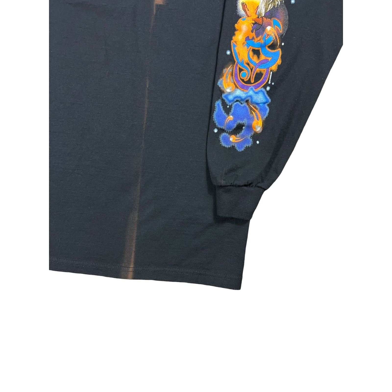 Delta × Vintage Vintage 2001 The Wizard faded long sleeve print shirt (L) Size US L / EU 52-54 / 3 - 3 Thumbnail