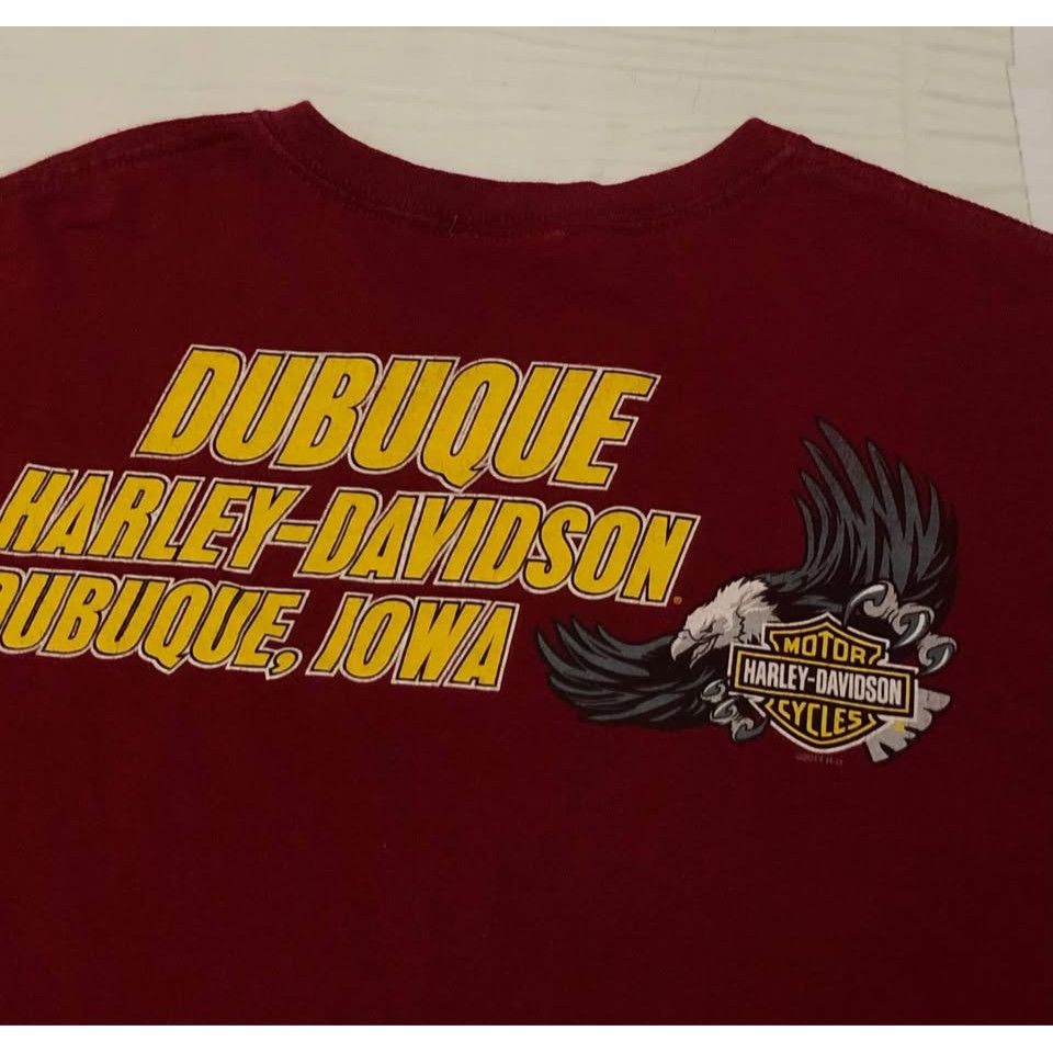 Harley Davidson Harley Davidson T-shirt XL Men DUBUQUE , IOWA Size US XL / EU 56 / 4 - 3 Thumbnail
