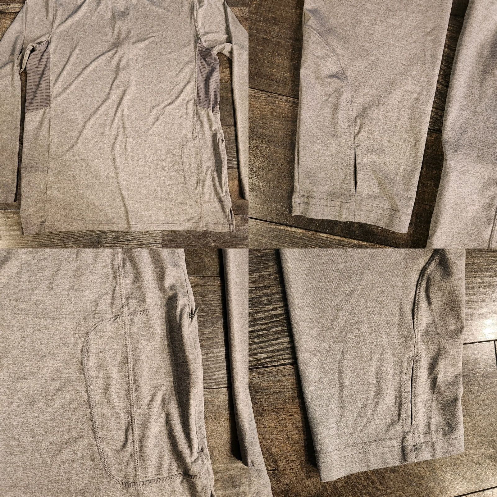 ExOfficio ExOfficio 1/2 Zip Pullover Mens XL Insect Shield Performance Stretch Gray Hiking Shirt Size US XL / EU 56 / 4 - 8 Thumbnail