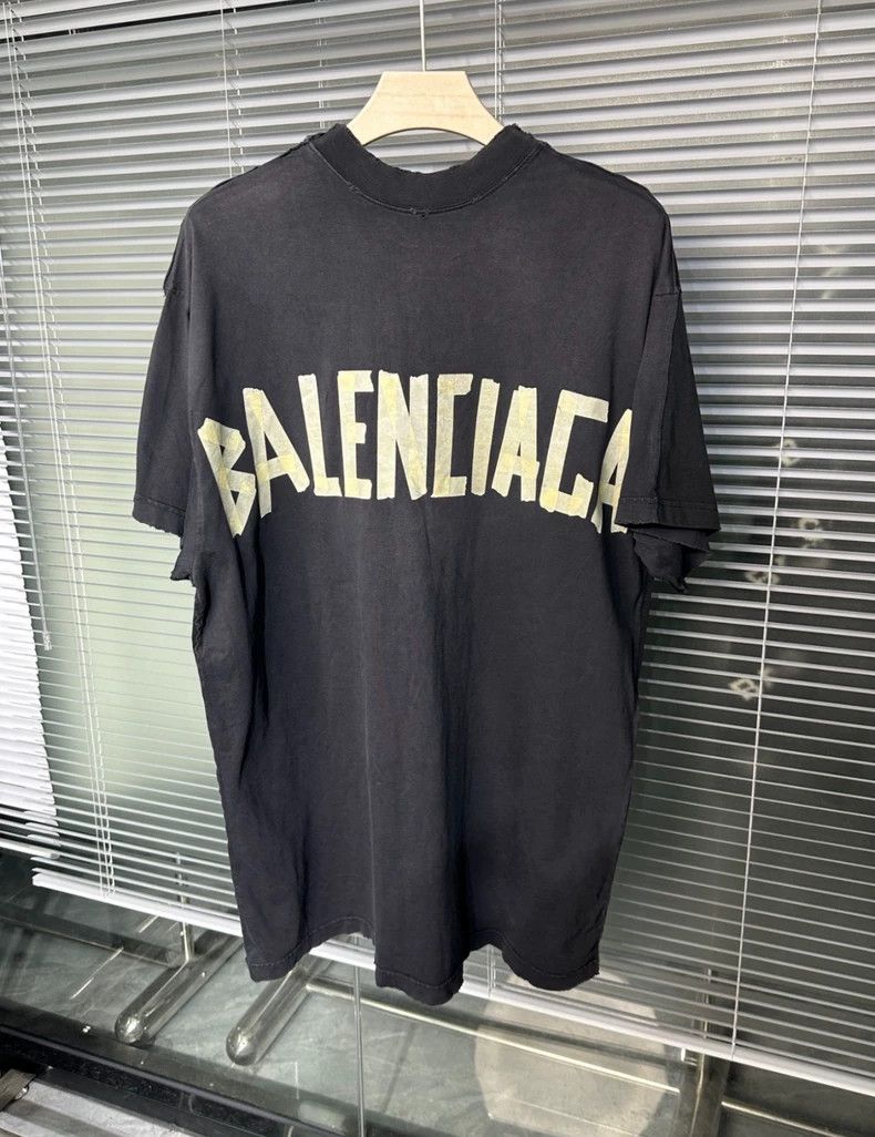 Other Balenciaga Tape + Patchwork + Black Red + 3B + Embroidery Size US S / EU 44-46 / 1 - 1 Thumbnail