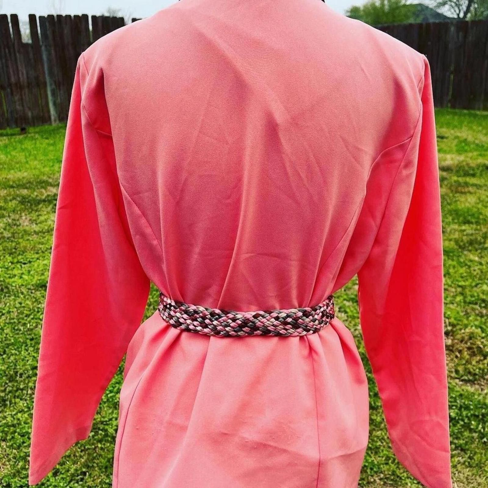 Other Peach vintage 80s blazer with a retro vibe glam Size XL / US 12-14 / IT 48-50 - 2 Thumbnail