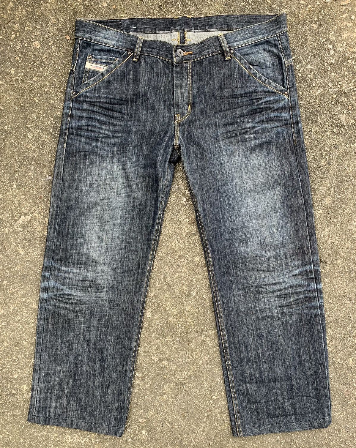 Diesel Rare.. Diesel Buckle Back Denim Jeans Pants Size US 40 / EU 56 - 3 Thumbnail