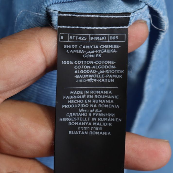 Tom Ford o1rshd1 Button Up Shirt Camicia Chemise Camisa in Blue Size US M / EU 48-50 / 2 - 15 Thumbnail