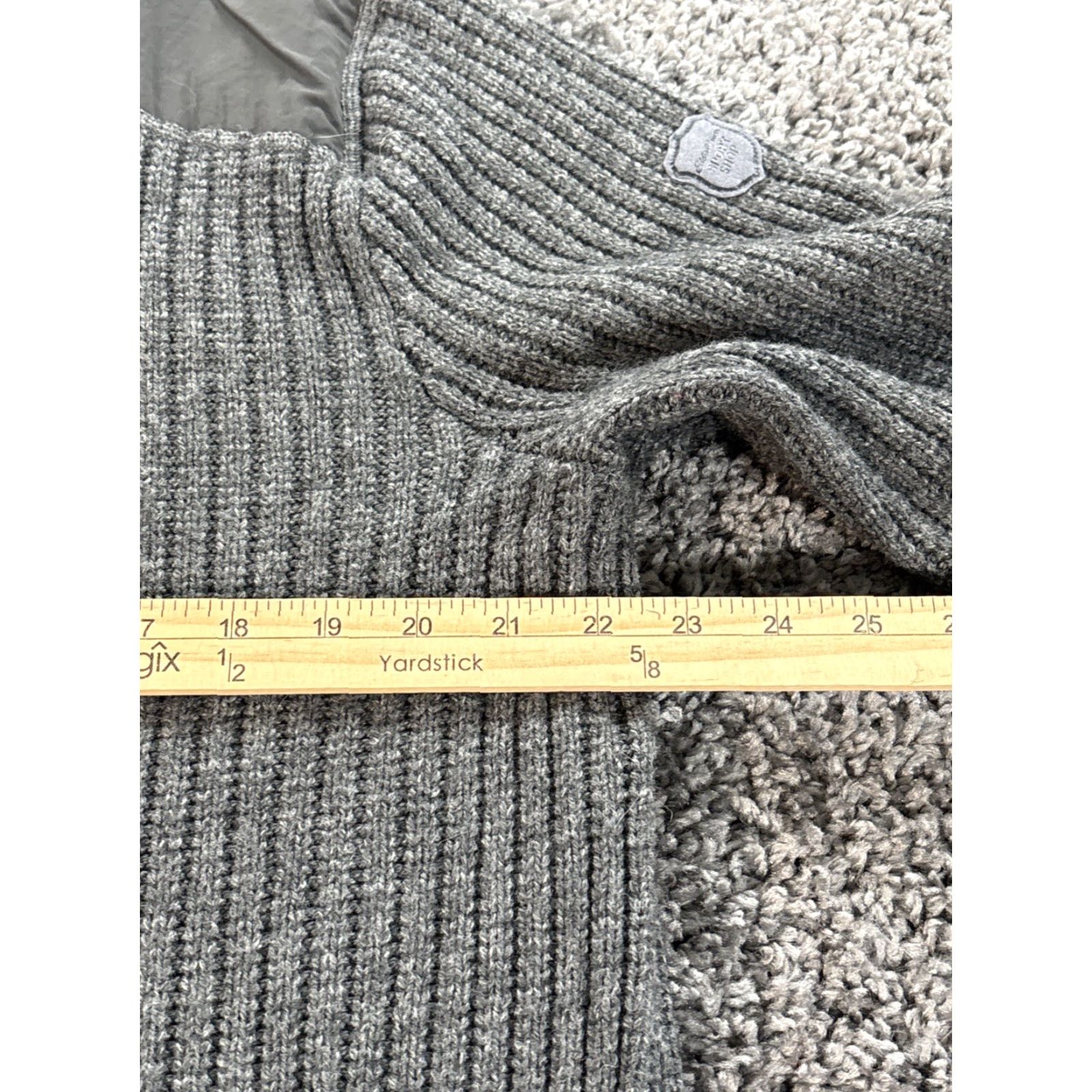 Eddie Bauer Eddie Bauer Sweater Men XL Gray Crew Neck Relaxed Knit Pullover Sports Pattern Solid Size US XL / EU 56 / 4 - 3 Thumbnail
