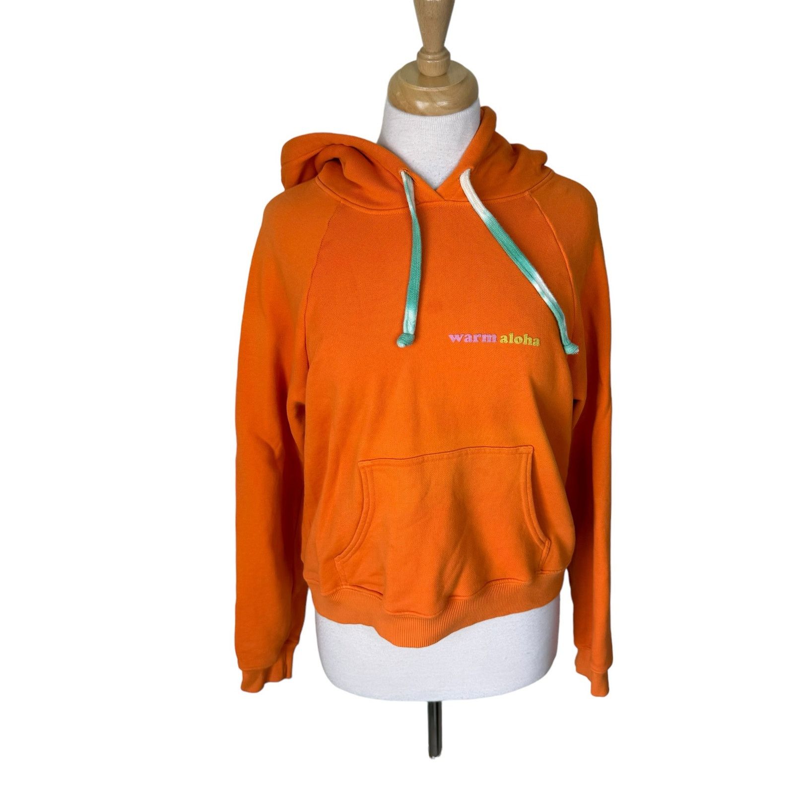 Other WARM "Warm Aloha" Orange Hoodie Sweatshirt Size Medium Size M / US 6-8 / IT 42-44 - 1 Thumbnail