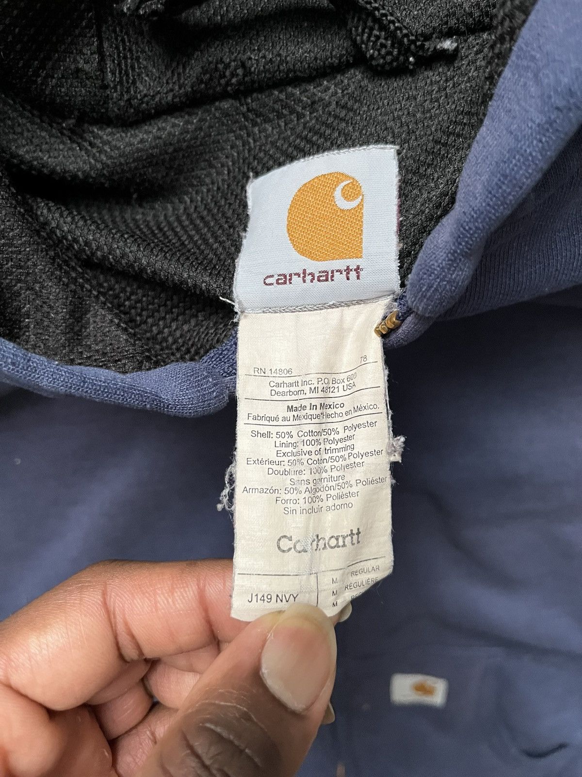 Carhartt Vintage Carhartt Zip-Up Hoodie Size US M / EU 48-50 / 2 - 14 Thumbnail