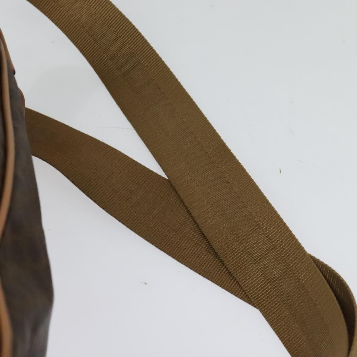 Celine CELINE Macadam Canvas Backpack Pvc Leather Brown Gold Size ONE SIZE - 8 Thumbnail