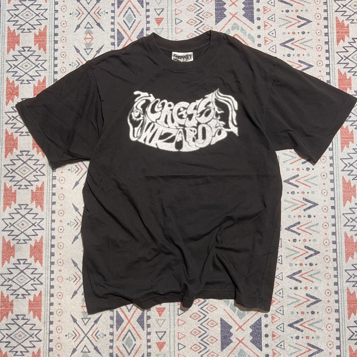 Japanese Brand × Vintage Vintage Wizard Graphic Tshirt Japan Pro Wrestling Size US M / EU 48-50 / 2 - 4 Thumbnail
