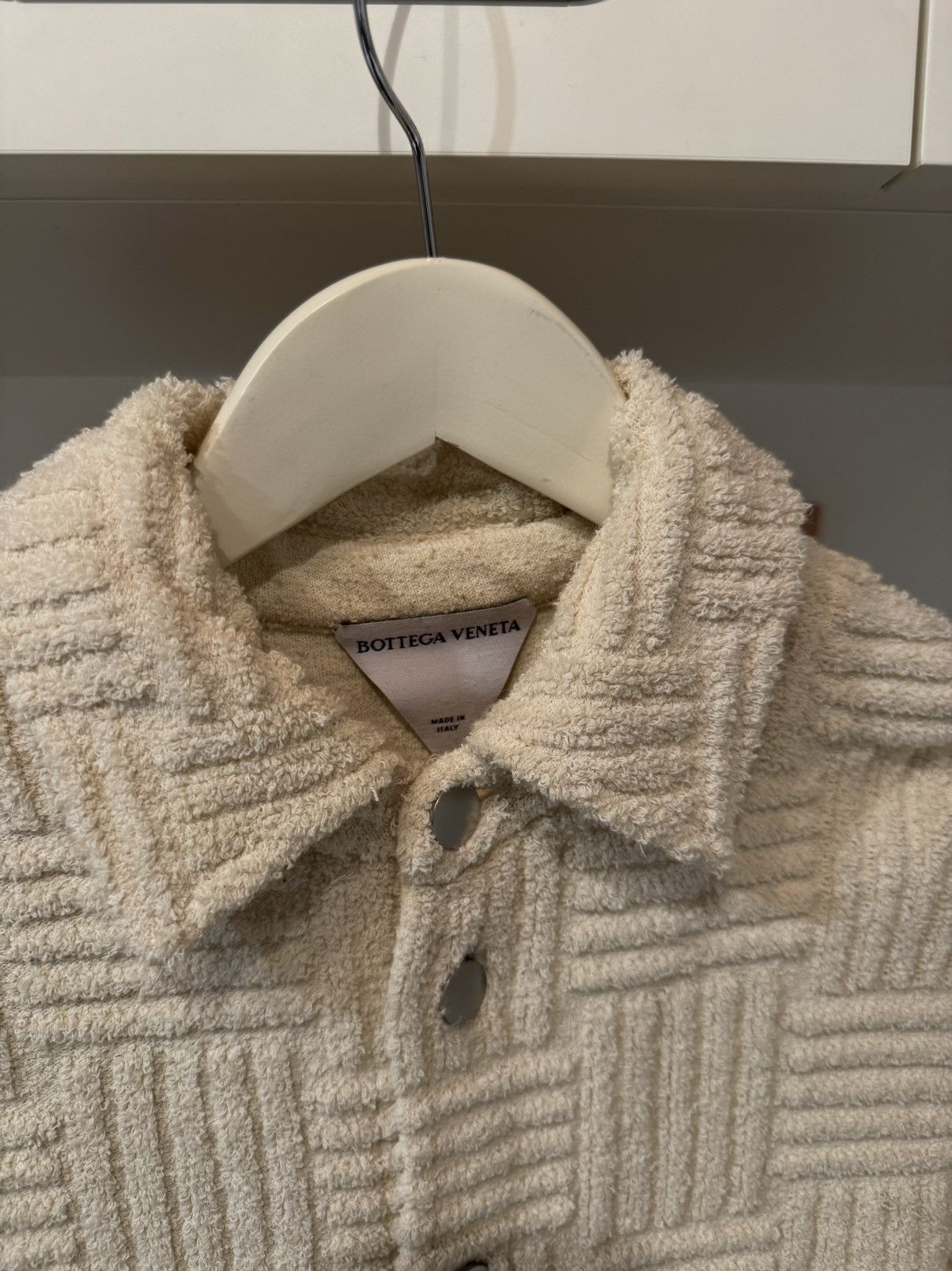 Bottega Veneta Bottega Veneta Intrecciato-Jacquard Terry Overshirt Size US M / EU 48-50 / 2 - 4 Thumbnail