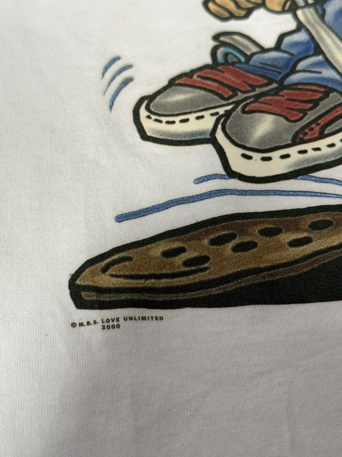 Vintage Vintage Y2K Scooter Skateboard Print T-Shirt Size US S / EU 44-46 / 1 - 4 Thumbnail