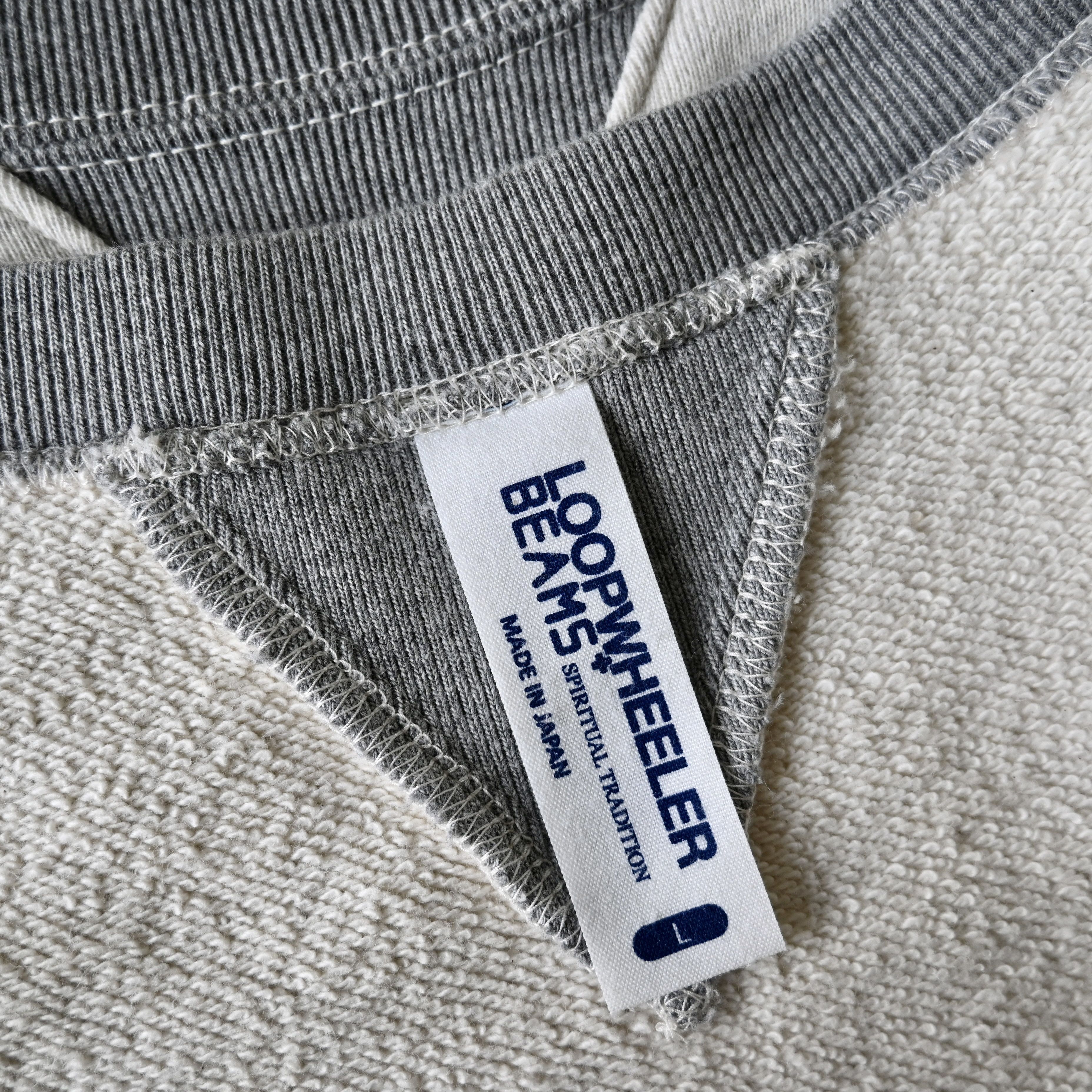 Beams Plus × Loopwheeler Loopwheeler for BEAMS Plus two-tone crewneck sweatshirt Size US L / EU 52-54 / 3 - 13 Thumbnail