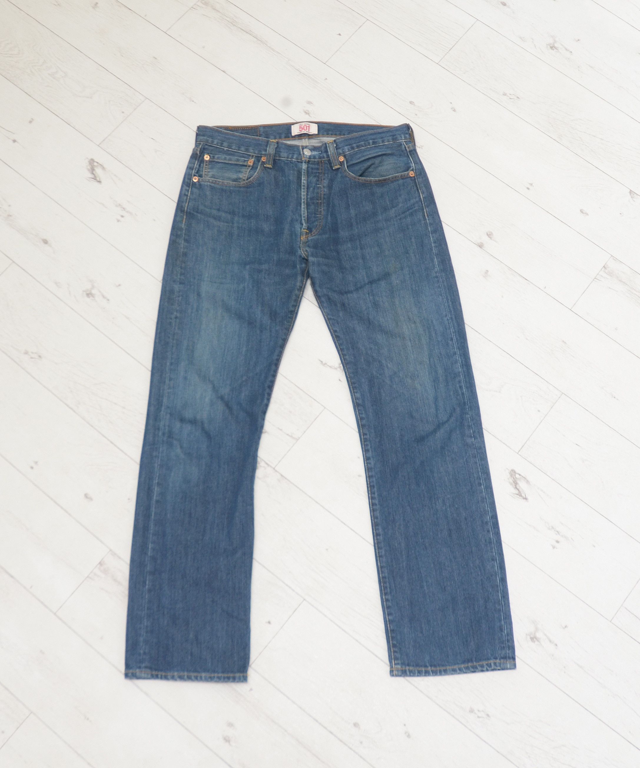 Levi's × Levi's Vintage Clothing × Vintage Levi's 501 Vintage Light Wash Faded Denim Jeans w32 l32 Size US 32 / EU 48 - 3 Thumbnail