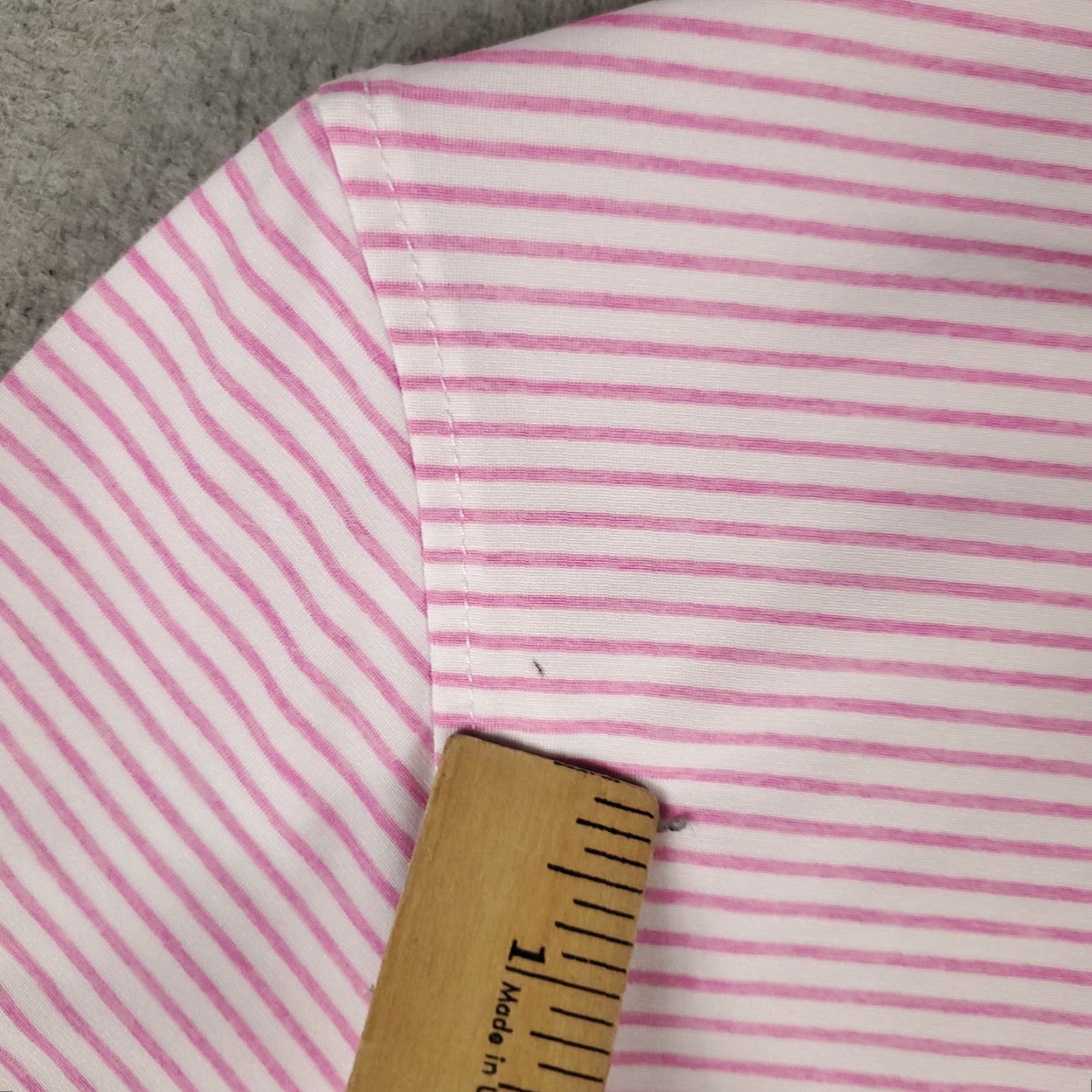 Vineyard Vines Vineyard Vines Shirt Mens XL Pink Striped Polyester Golf Short Sleeve Polo Size US XL / EU 56 / 4 - 4 Thumbnail