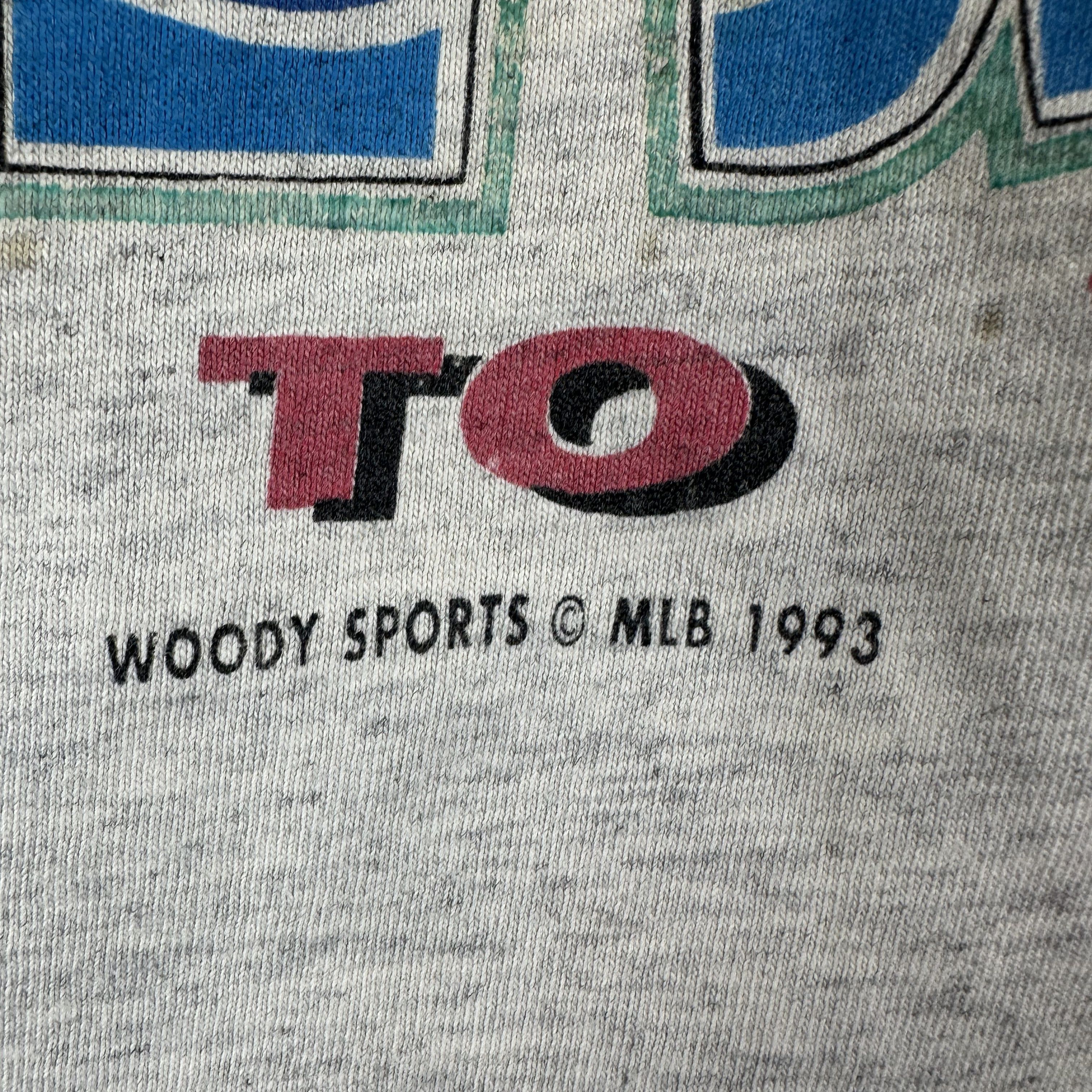 Vintage Vintage 1993 Toronto Blue Jays World Champions MLB T-shirt Size US L / EU 52-54 / 3 - 3 Thumbnail