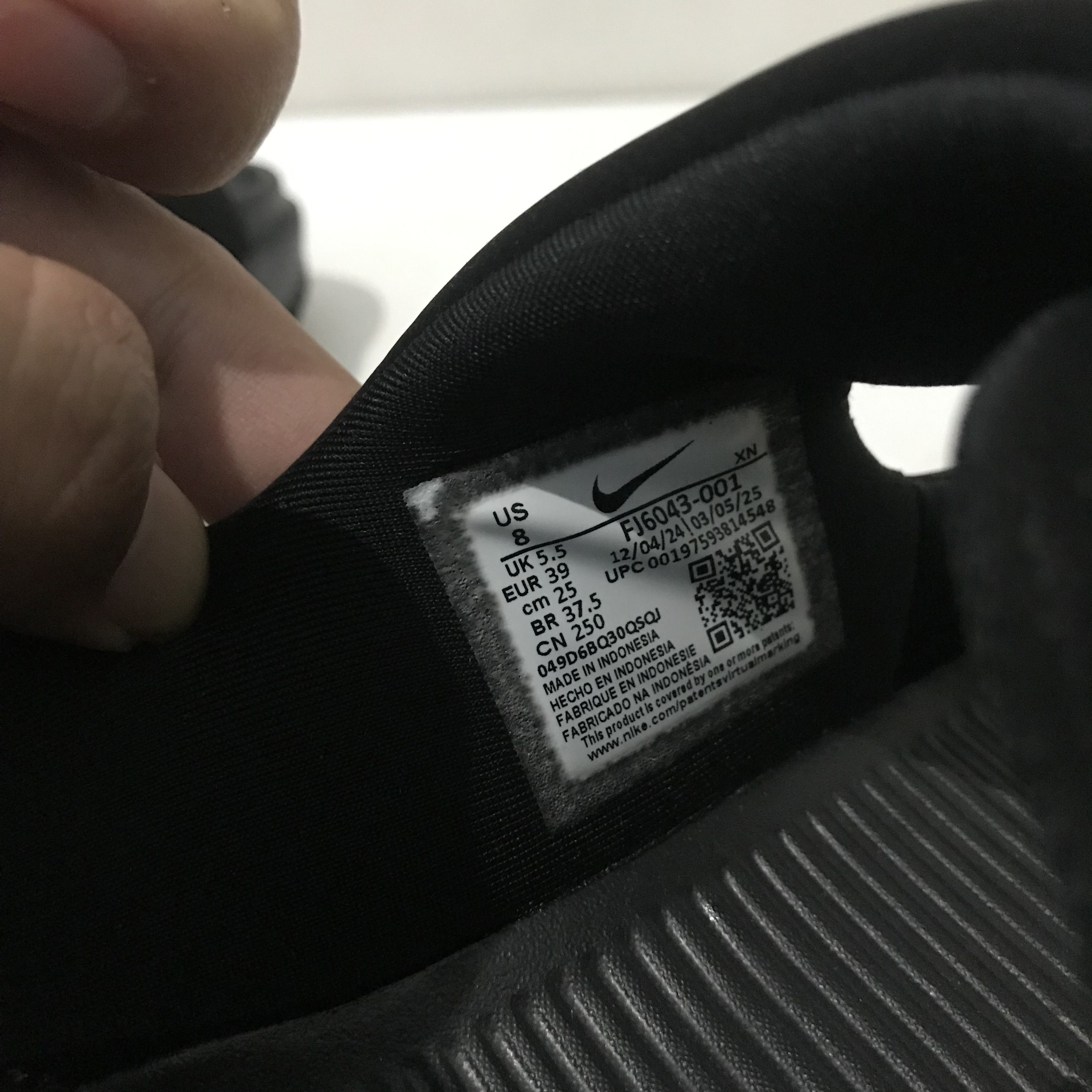 Nike Nike Calm Sandals Black velvet colorway Bnwt New Size 39 Size US 6.5 / EU 39-40 - 8 Thumbnail