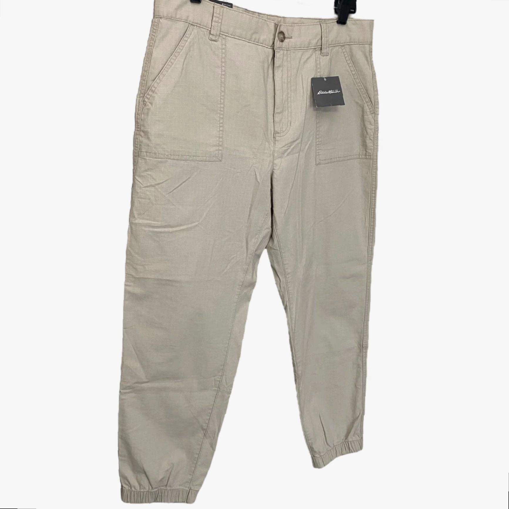 Eddie Bauer Eddie Bauer Women's Jogger Pants Size 10 Beige Stretch Ripstop Casual Travel Workwear Size 32" / US 10 / IT 46 - 3 Thumbnail
