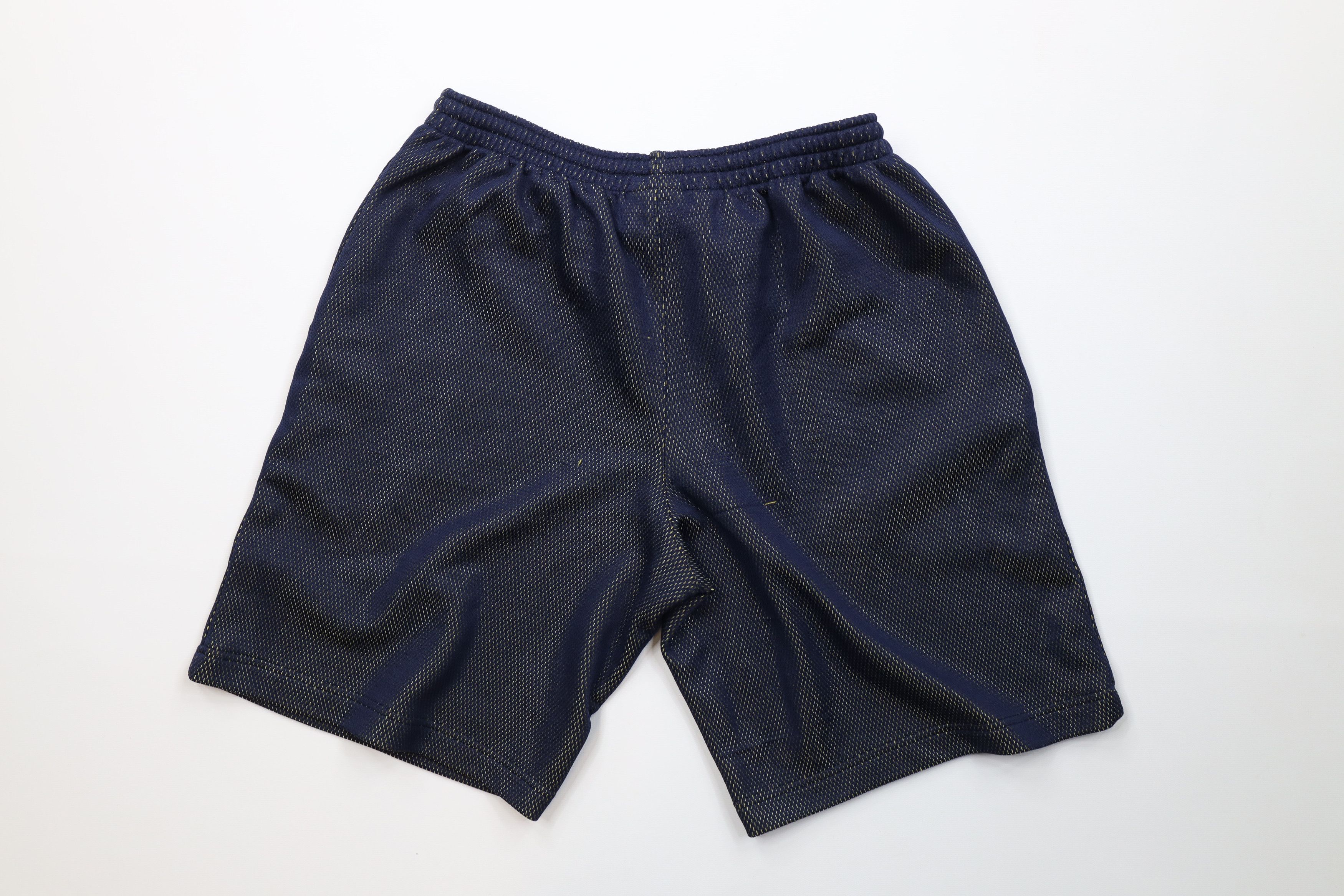 Tommy Hilfiger Vintage 90s Tommy Hilfiger Knit Mesh Above Knee Shorts Blue Size US 34 / EU 50 - 9 Thumbnail