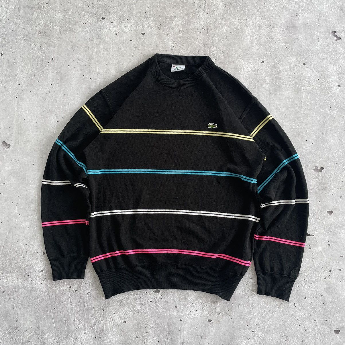 Lacoste × Vintage Vintage 90s Lacoste Knit Sweater Sz M Size US M / EU 48-50 / 2 - 1 Thumbnail