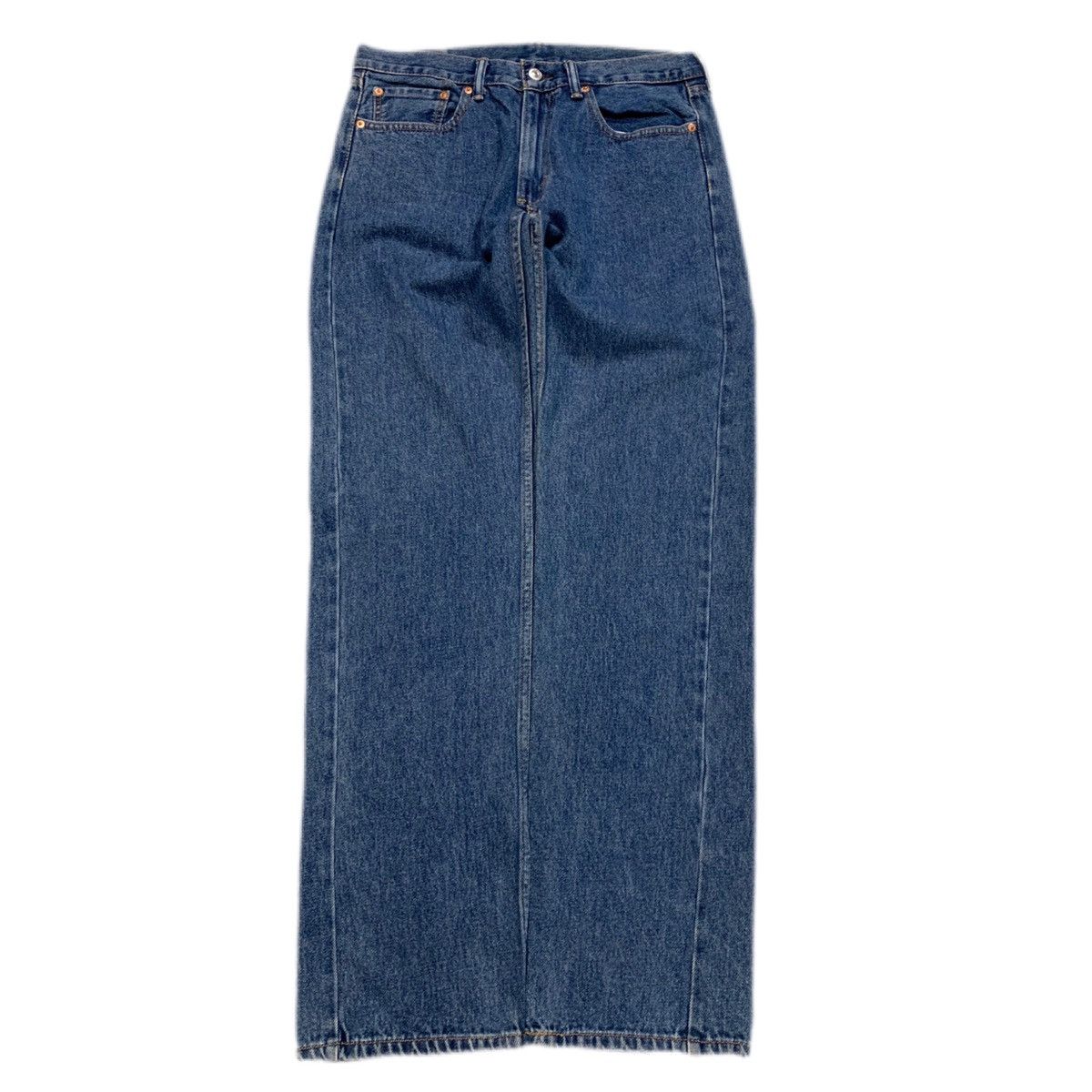 Levi's Vintage Clothing Y2k vintage 00s Blue Levi 505 straight wide leg Denim jeans Size US 30 / EU 46 - 1 Thumbnail