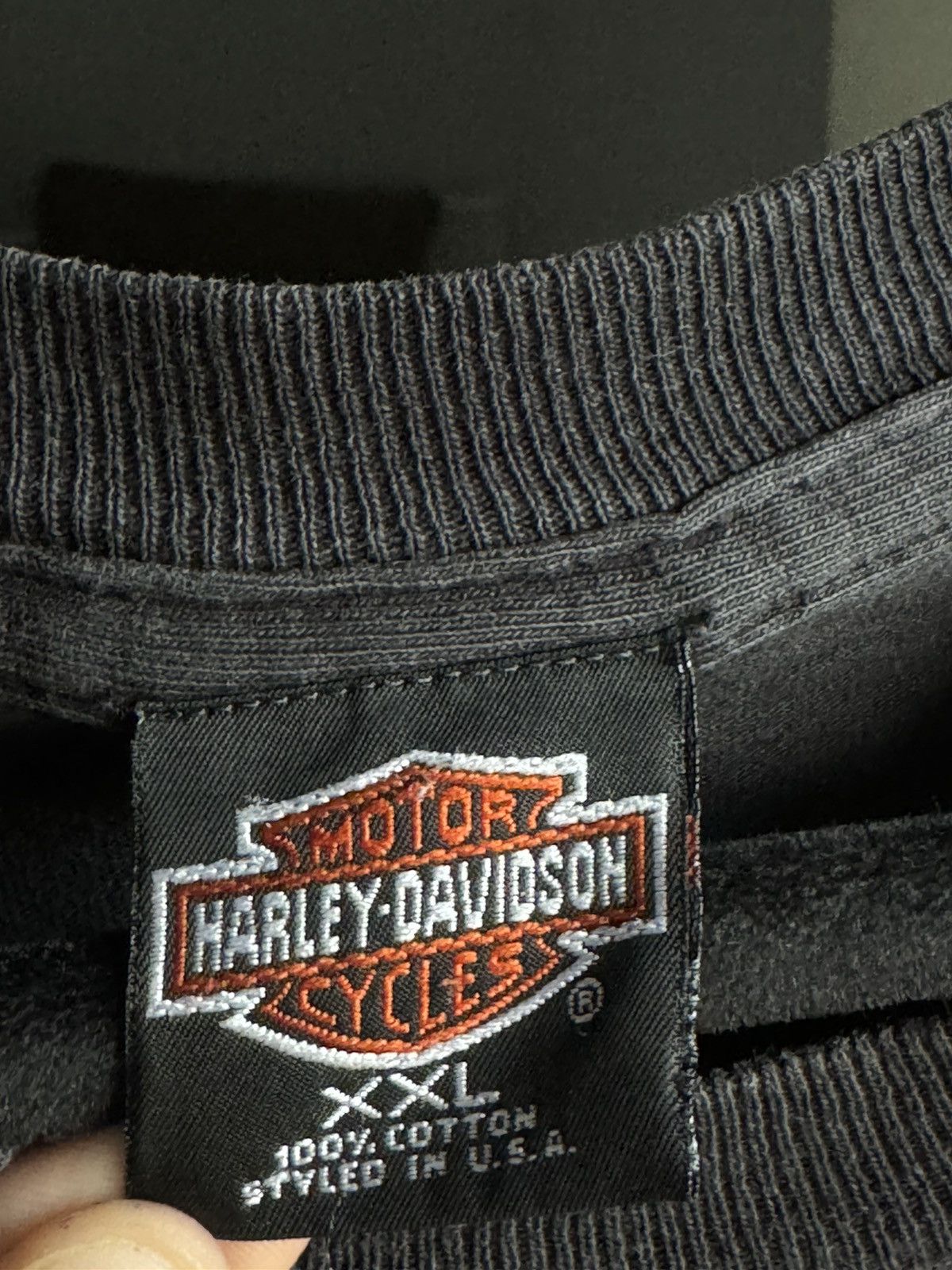 Harley Davidson Vintage 1998 Harley Davidson West Germany Printed Tee Size US XXL / EU 58 / 5 - 6 Thumbnail