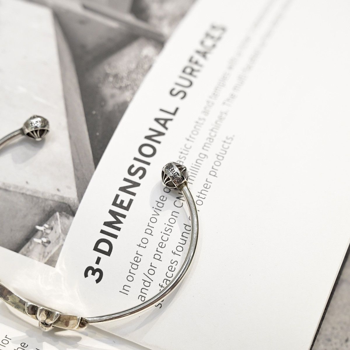 Chrome Hearts CHROME HEARTS CROSS CUFF SILVER Size ONE SIZE - 5 Thumbnail