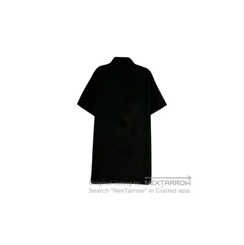 Other Prada Black Cotton Summer Button-Up Shirt. Size S / US 4 / IT 40 - 2 Thumbnail