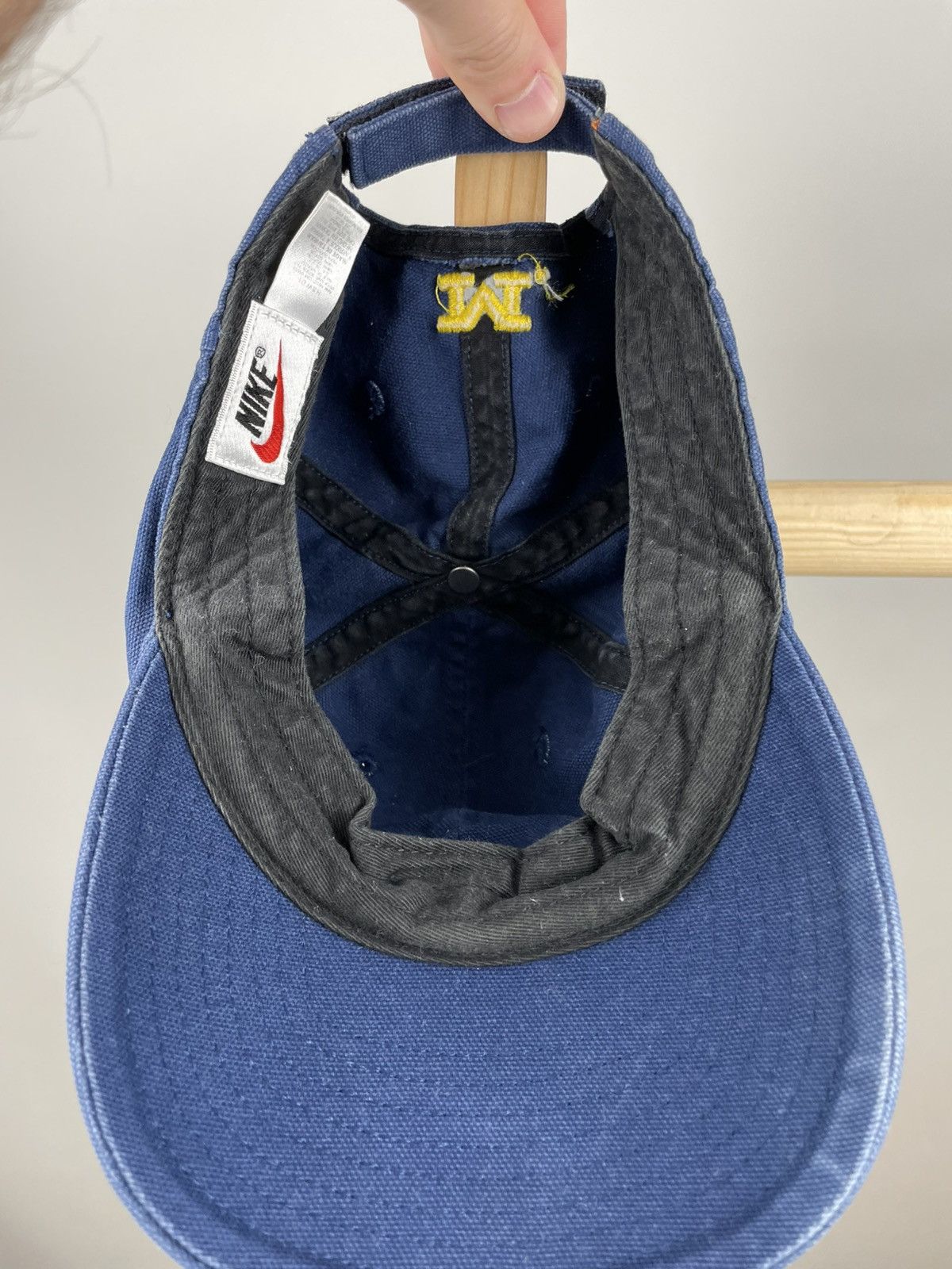 Nike × Vintage Vintage Nike Michigan cap 90’s Size ONE SIZE - 7 Thumbnail