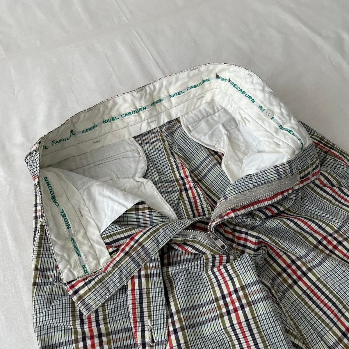 Nigel Cabourn Nigel Cabourn Wide Hi Waist Plaid Pants Size US 29 - 6 Thumbnail