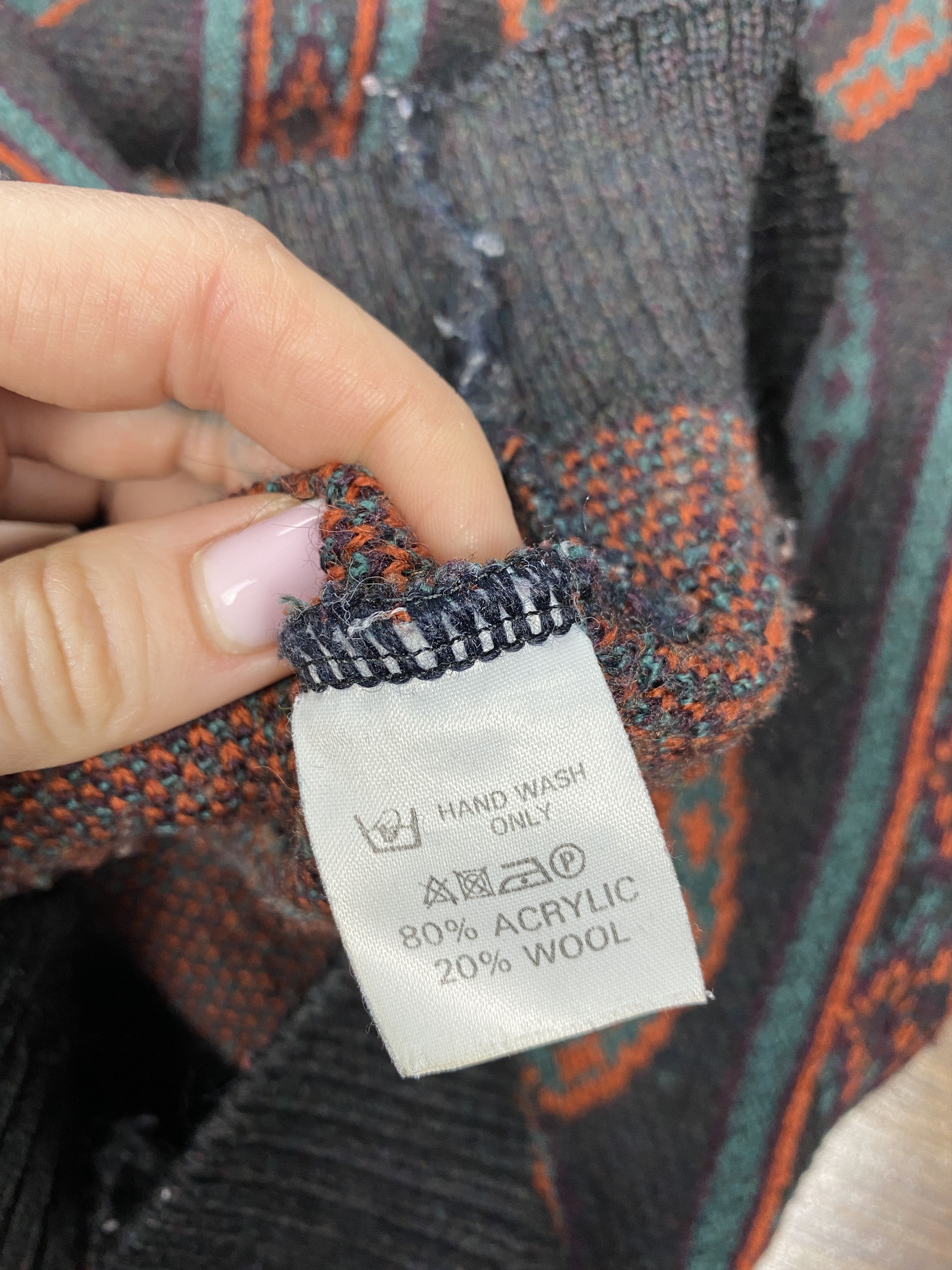 Vintage Vintage knit grandpa sweater Coogi style Size US L / EU 52-54 / 3 - 5 Thumbnail