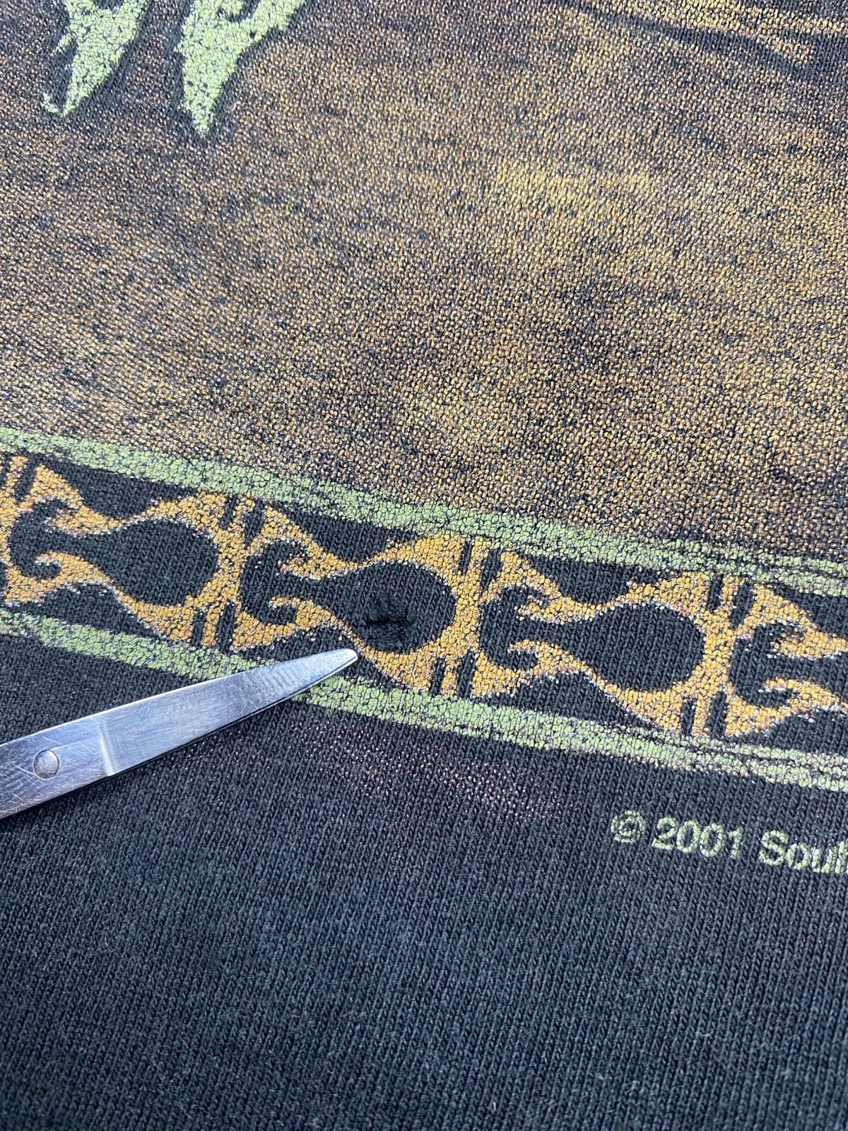 Band Tees Vintage Soulfly Primitive 2001 Double Sided Faded Band Tee Size US L / EU 52-54 / 3 - 11 Thumbnail