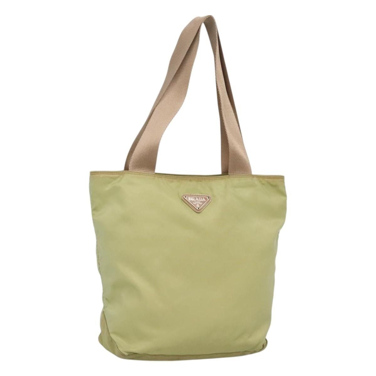 Prada PRADA Tote Bag Nylon Light Green Size ONE SIZE - 1 Thumbnail
