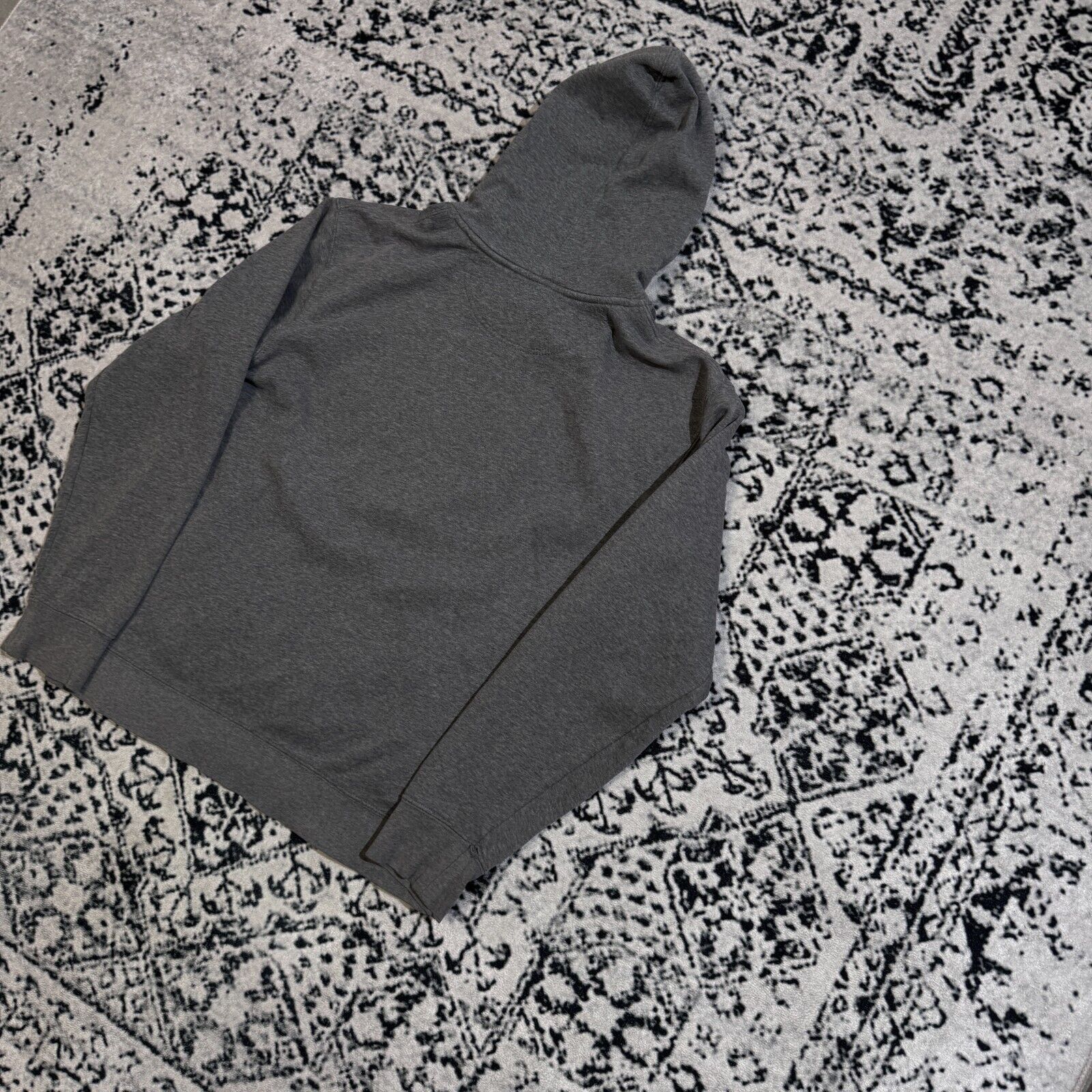Vintage Vintage Unisex Grey Cotton Hoodie Size M Regular Fit Size US M / EU 48-50 / 2 - 8 Thumbnail