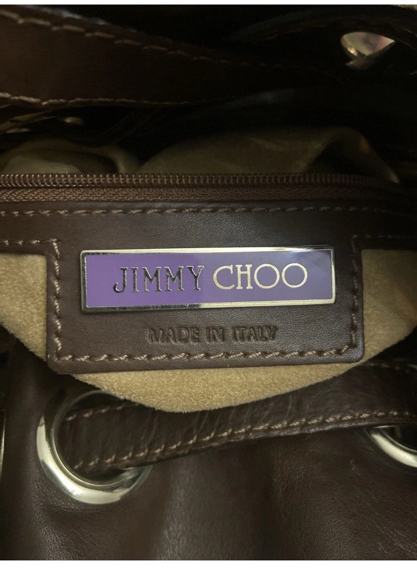 Jimmy Choo Jimmy Choo Ramona Patent Leather Bag Hobo Bag Size ONE SIZE - 8 Thumbnail