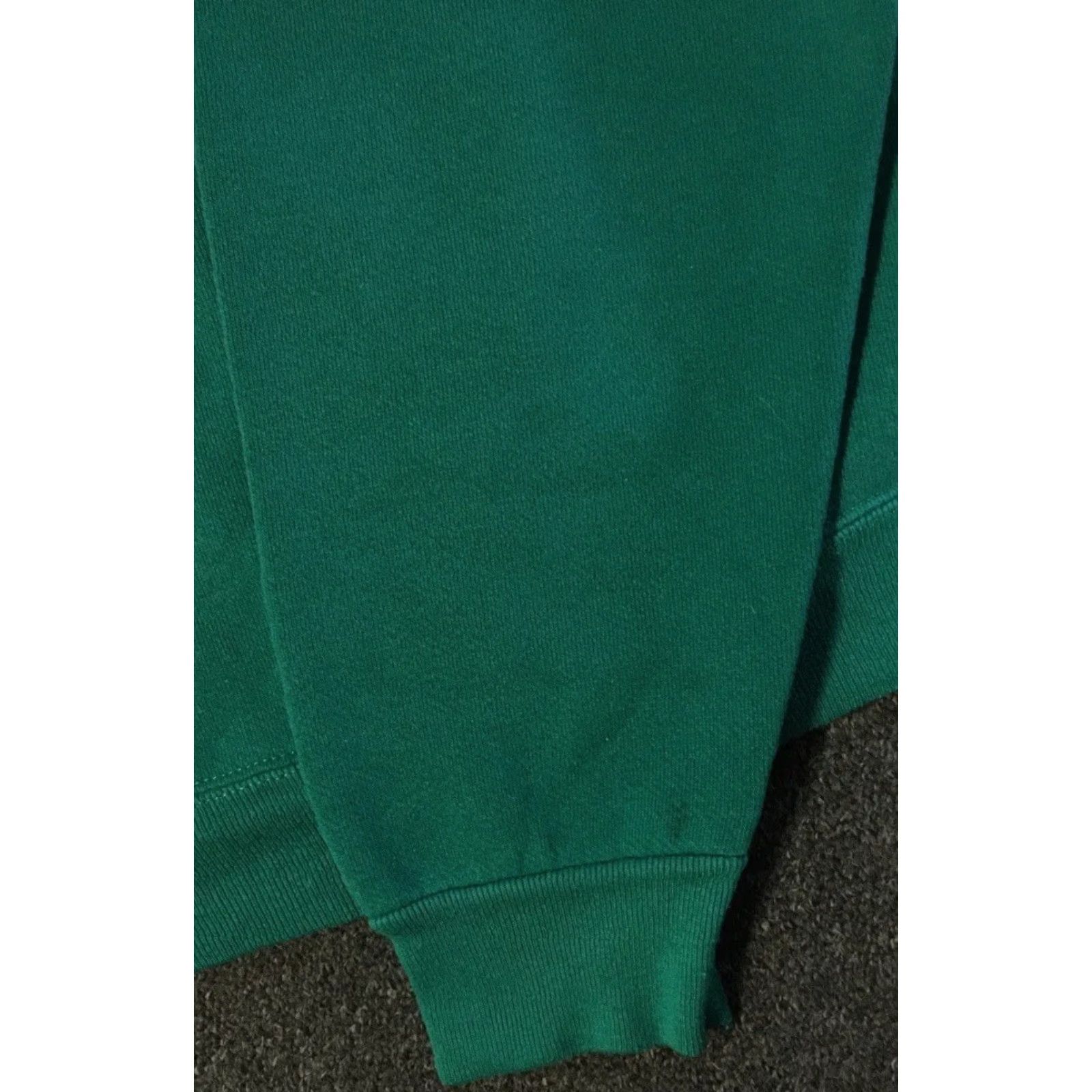 Vintage VINTAGE 70s 80s Faded Gusset Sweatshirt S Green USA Military Mens Sweatshirt Pullover 90s Punk Retro College Track Skate Surf Rock Size US S / EU 44-46 / 1 - 4 Thumbnail