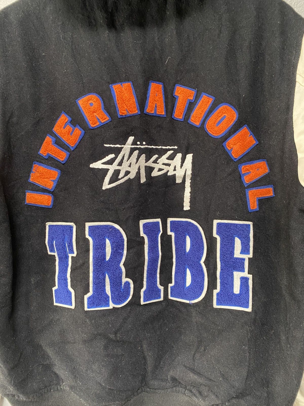 Stussy Stussy Trible Int. varsity hoodie wool jacket Size US M / EU 48-50 / 2 - 9 Thumbnail