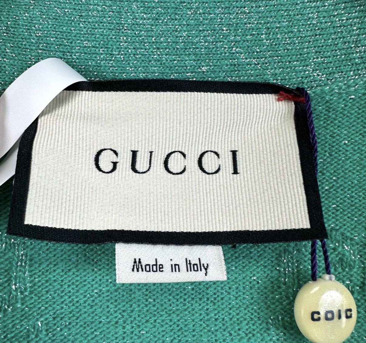 Gucci Gucci Double G Logo Long Sleeve Cardigan K12 Size M / US 6-8 / IT 42-44 - 4 Thumbnail