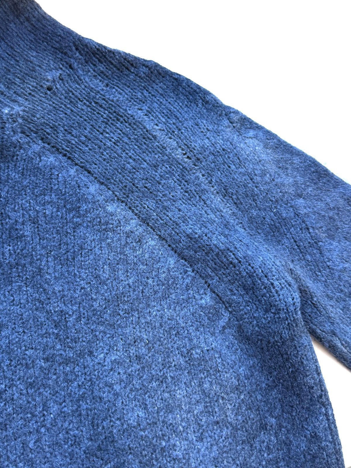 Avant Toi Avant Toi Women's Blue Wool Cashmere Jumper M High Collar Size M / US 6-8 / IT 42-44 - 7 Thumbnail