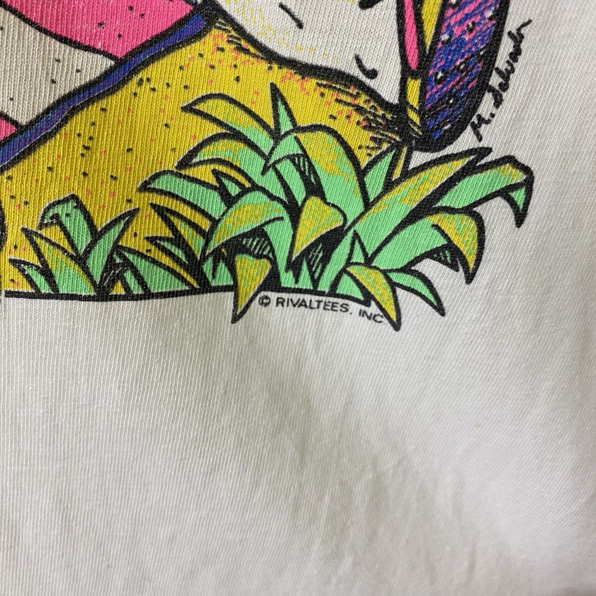 Vintage 1990s Hawaiian Roast Beef Funny Humor T Shirt Size US M / EU 48-50 / 2 - 3 Thumbnail