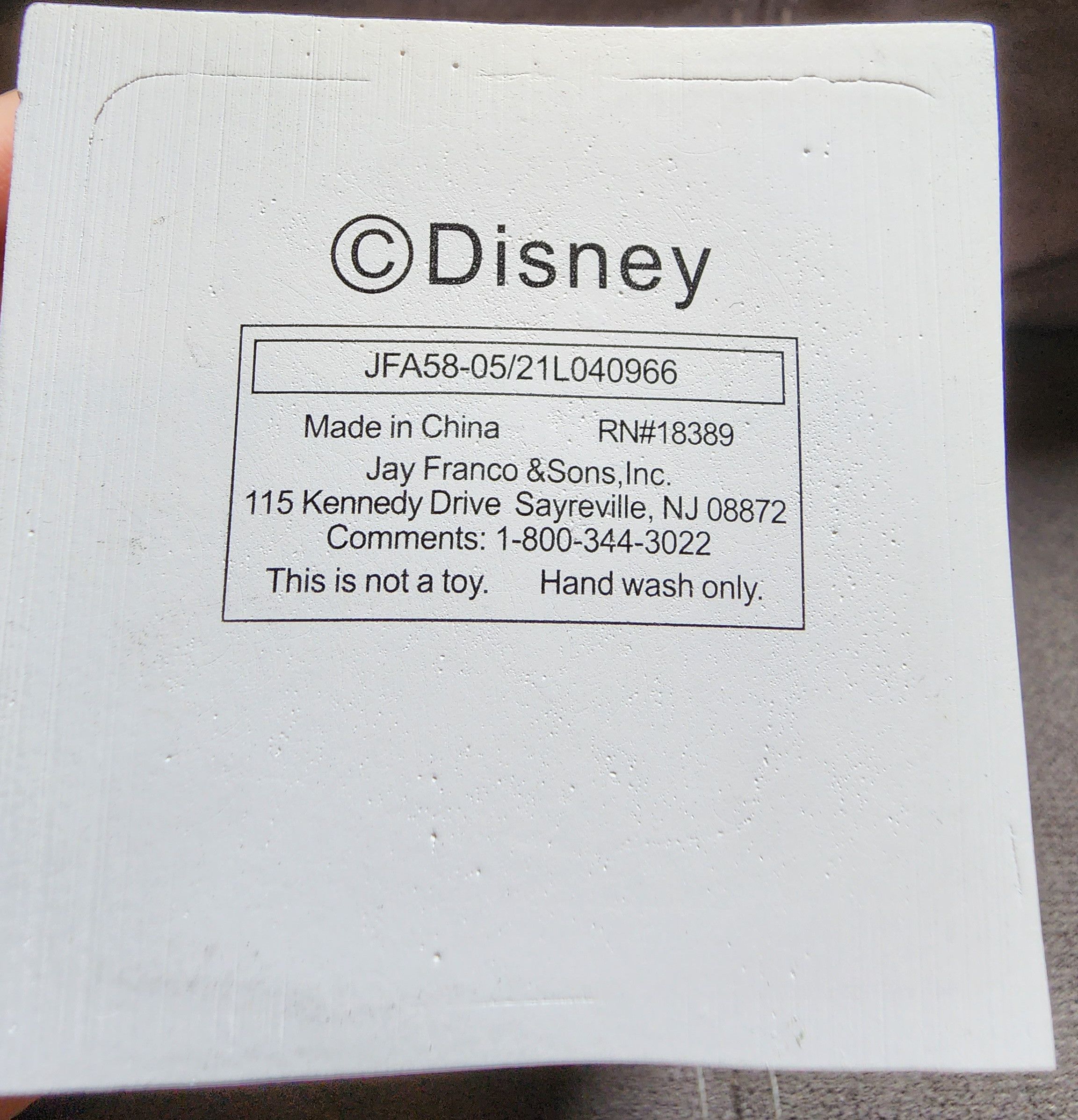 Disney Disney Mickey Mouse Cutout White Silhouette 4" Tumbler Size ONE SIZE - 6 Thumbnail
