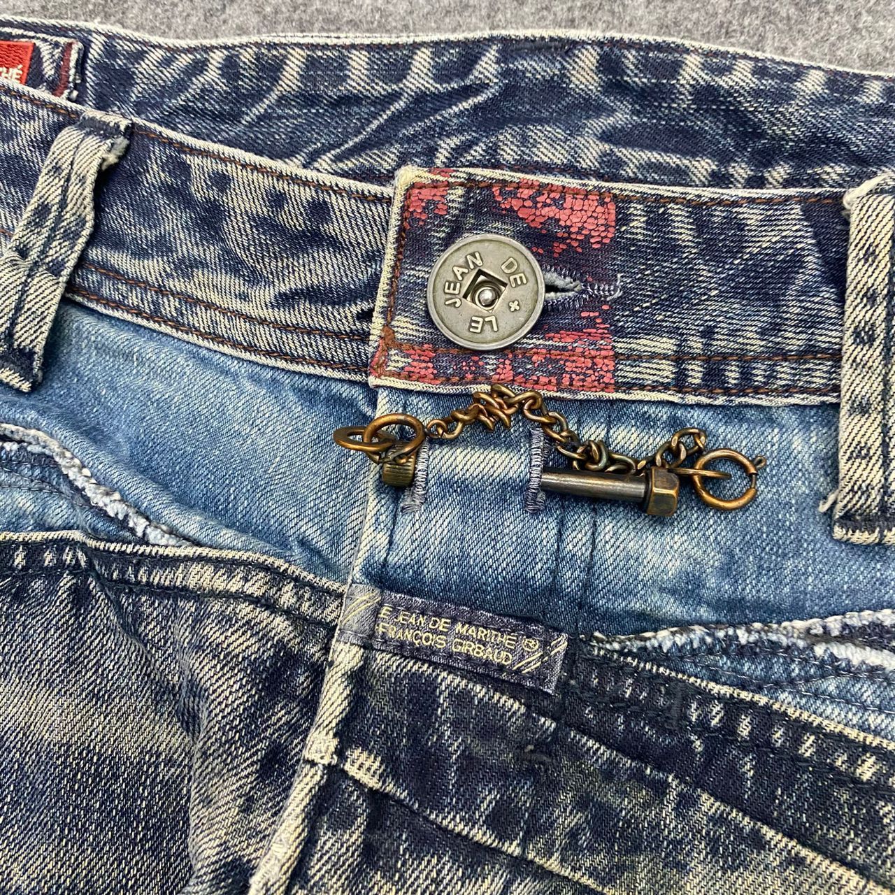 Marithe + Francois Girbaud 💥Best Offer💥 Marithe Francois Girbaud Distressed Denim Size US 35 - 12 Thumbnail