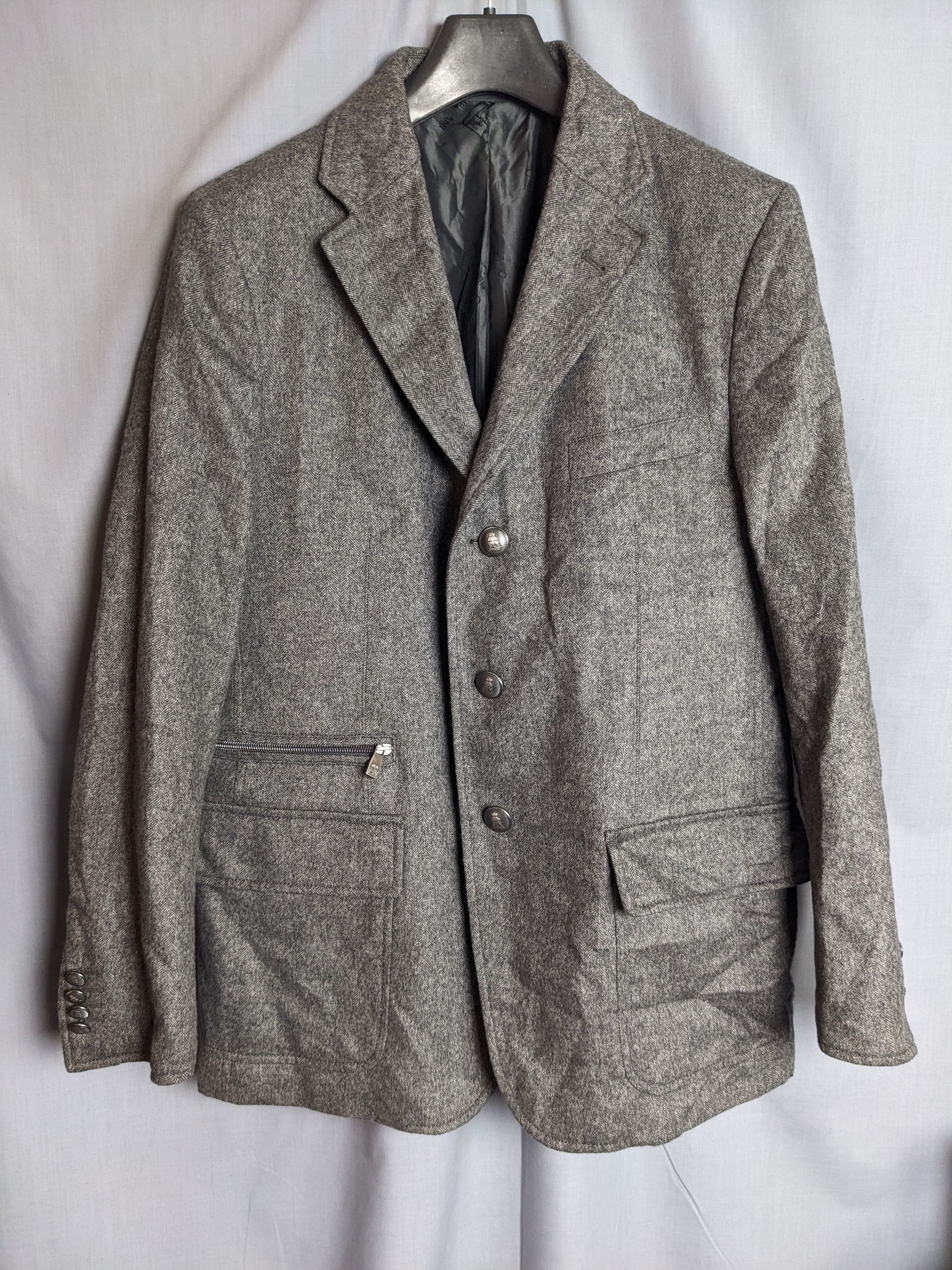 Corneliani CORNELIANI ID - JACKET 100% VERGIN WOOL MENS BLAZER Size US M / EU 48-50 / 2 - 1 Thumbnail