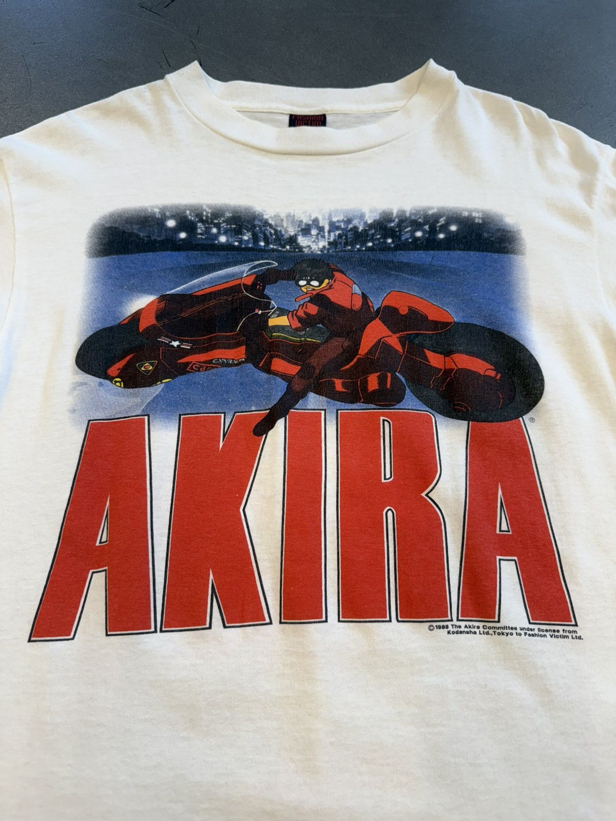 ‘90s Vintage Akira Kaneda Bike Panel Anime Tee