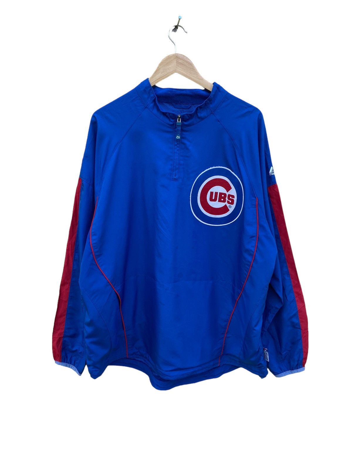 Majestic Majestic Ubs MLB windbreaker half zipper jacket Size US XL / EU 56 / 4 - 2 Thumbnail