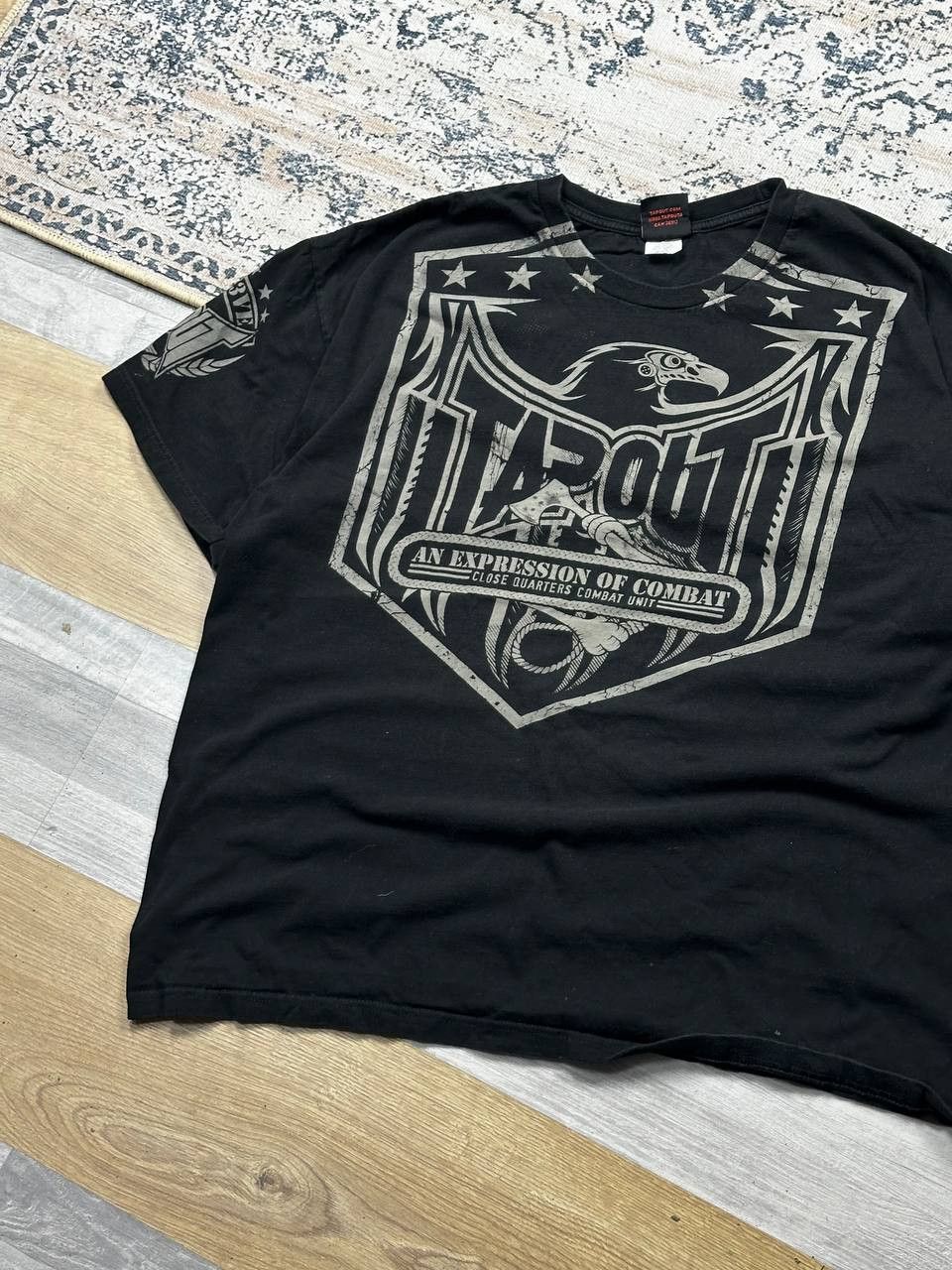 Tapout Crazy Vintage Y2K Tapout T Shirt Grunge Cybergoth Size US XL / EU 56 / 4 - 2 Thumbnail