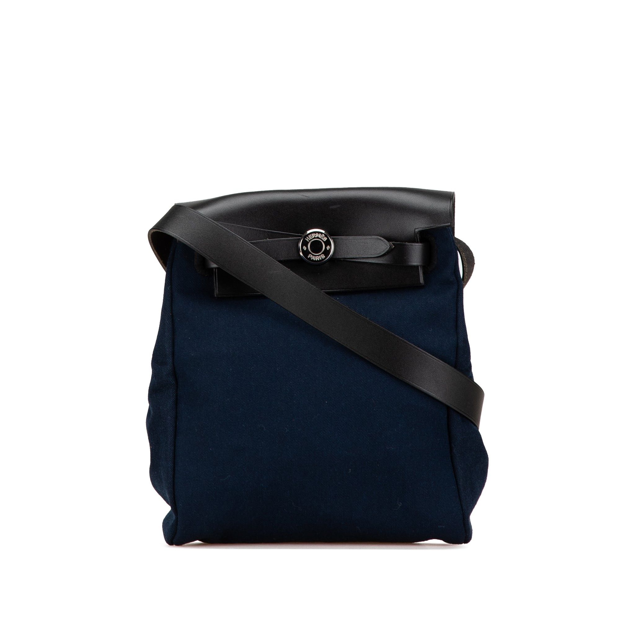 Hermès Herbag Canvas TPM Blue