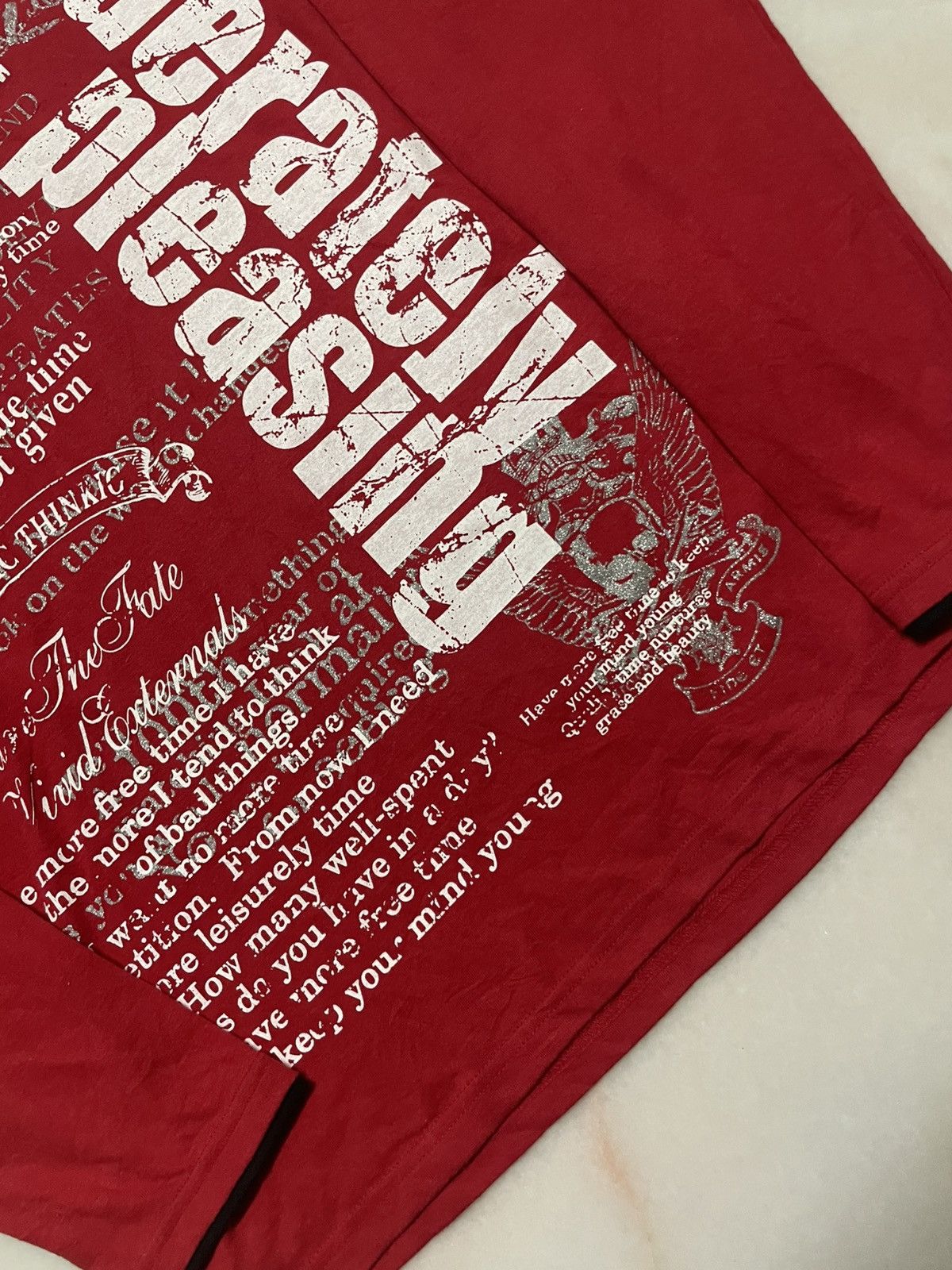 Seditionaries Vintage Beaumont Carr Punk Double Layer V-Tshirt Script Size US L / EU 52-54 / 3 - 6 Thumbnail