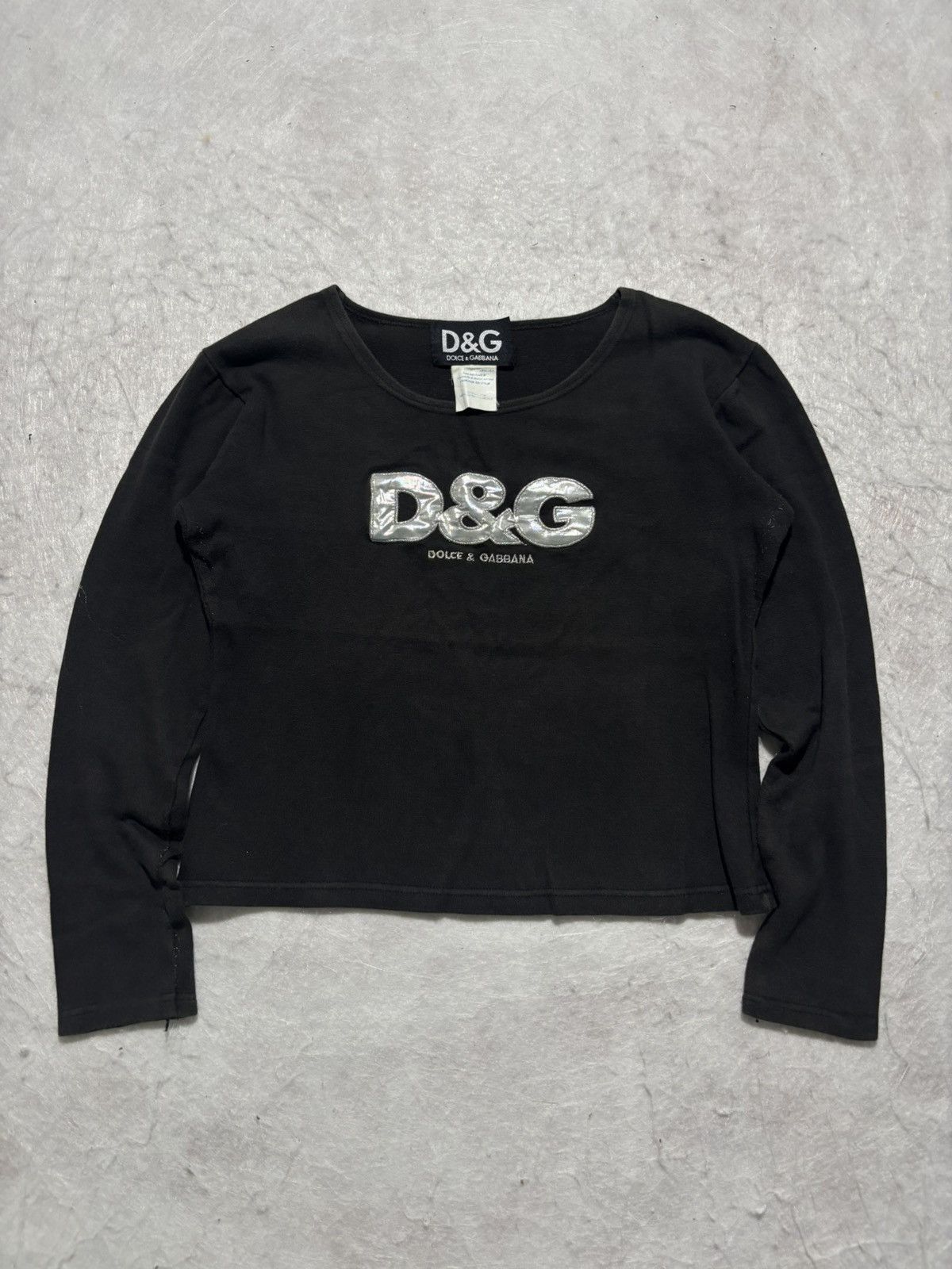 トップス 2000s Dolce&Gabbana Long Sleeve Archive Dolce & Gabbana × Vintage Vintage Dolce Gabbana D&G Big Logo Long